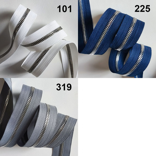 Молния металлическая №5 рулонная двухстороняя полированные зубья под золото Цена за 10 см фото 4 Молния металлическая №5 рулонная двухстороняя полированные зубья под золото Цена за 10 см фото 4