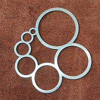 Шаблон круги Аткинсона большой  - купить для кожевенного хобби