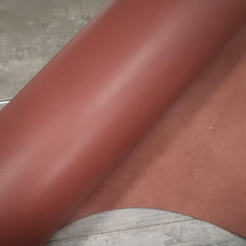 Кожа КРС 1,5 мм с покр. Кирпичный MASTROTTO Италия фото 3