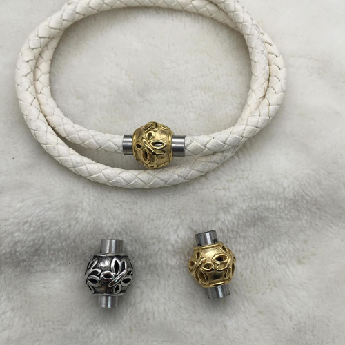 Концевик магнитный 5 мм для круглых браслетов Бабочки Концевик магнитный 5 мм для круглых браслетов Бабочки