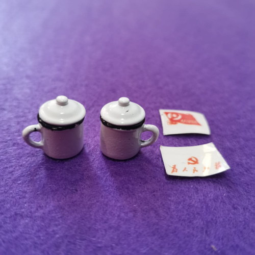 Кружка с крышкой для кукол 2 шт. Миниатюра 1:12 | Галерея фото | Pava.pro Кружка с крышкой для кукол 2 шт. Миниатюра 1:12 - фото товара