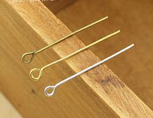 Пин с петелькой 40 мм 10 шт