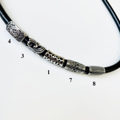 Бусина 8 мм для браслетов Сталь B71 фото 2 Бусина 8 мм для браслетов Сталь B71 фото 2