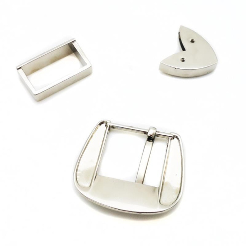 Комплект фурнитуры для ремня 30 мм со стразами/без фото 2