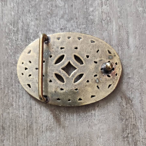 Пряжка для ремня с шипом декоративная 38 мм Рубаи  PR РК998 - фото товара фото 2