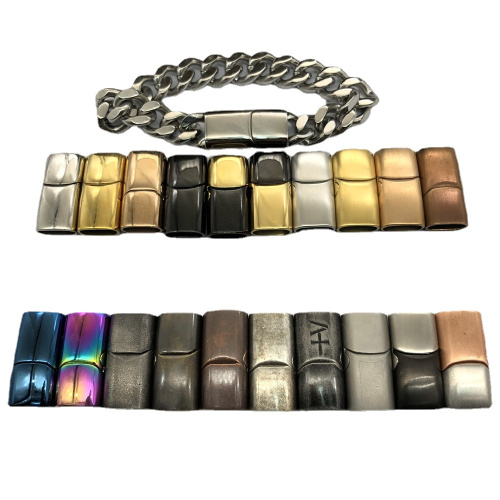 Замок 10х5 мм для плоских браслетов Сталь z23 Замок 10х5 мм для плоских браслетов Сталь z23