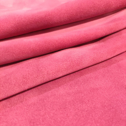 Кожа велюр 1,4-1,5 мм Розовый  фото 3