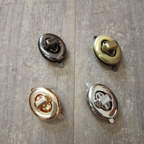 Застежка для сумки овальная, 30 мм Застежка для сумки овальная, 30 мм