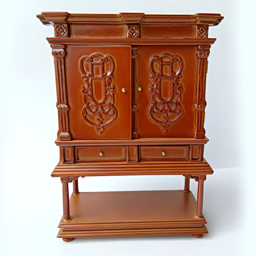 Миниатюра для кукол Шкаф для кабинета Орех | Галерея фото | Pava.pro Миниатюра для кукол Шкаф для кабинета Орех - фото товара