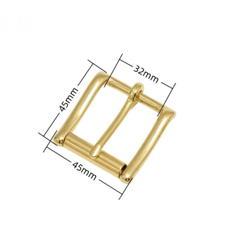 Пряжка 13-50 мм латунная c роликом Z002 фото 4