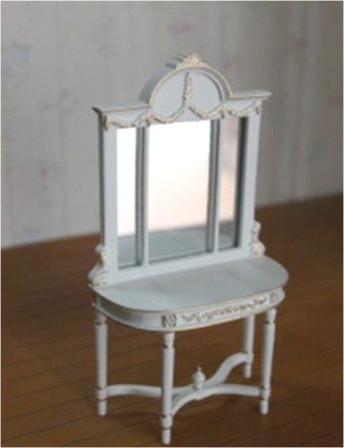 Столик для кукол туалетный с зеркалом Белый | Галерея фото | Pava.pro Столик для кукол туалетный с зеркалом Белый - фото товара