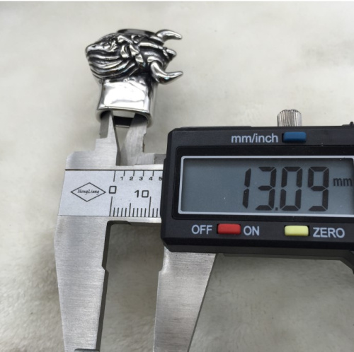 Бусина 12х6 мм для плоских браслетов Викинг Сталь  BR-B78 - фото товара фото 5