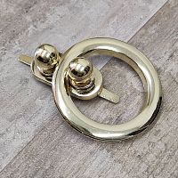 Застежка декоративная для сумки Кольцо  - купить для кожевенного хобби