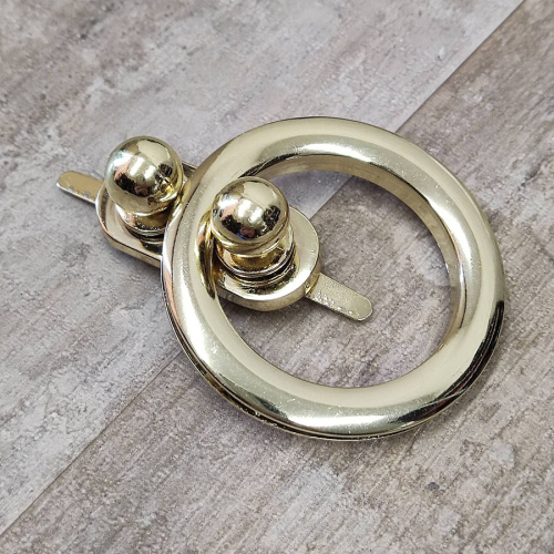 Застежка декоративная для сумки Кольцо | Галерея фото | Pava.pro Застежка декоративная для сумки Кольцо ZS 002 - фото товара