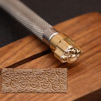 Штамп для тиснения по коже Облачный узор нерж. сталь  - купить для кожевенного хобби