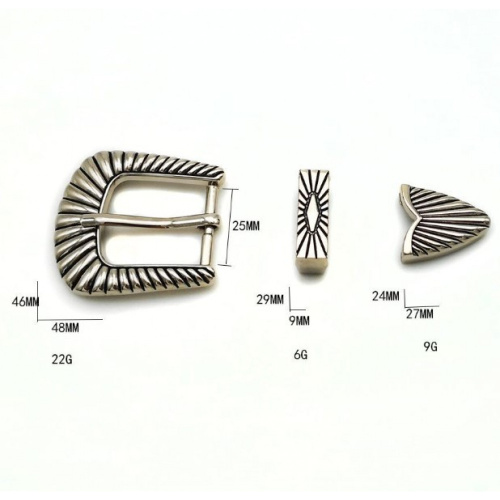 Комплект фурнитуры для ремня 25 мм ZB303 фото 4