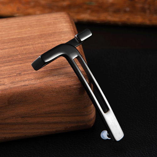 Пряжка 35 мм стальная Т-образная с шипом фото 4