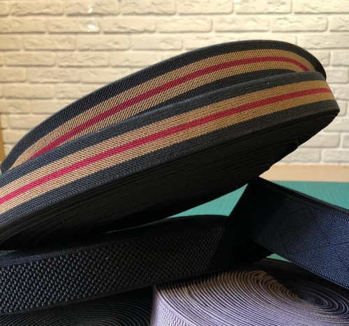 Резинка для подтяжек 25 мм Полоска  PP SJ2501 - фото товара