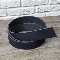 Заготовка для ремня комб. дубл. 39 мм толщ. 3,8 мм Черный  - купить для кожевенного хобби