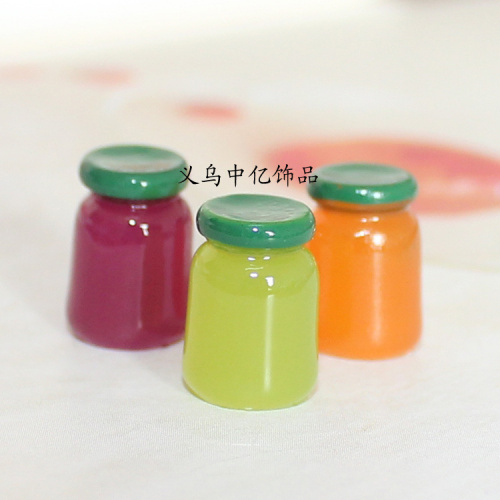 Баночки с джемом и бутылочки с напитками для кукол фото 5