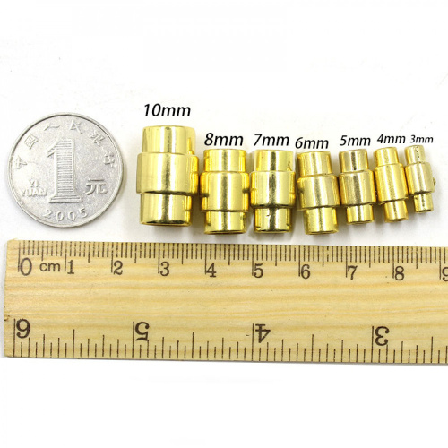 Застежка 3-10 мм для браслета поворотная Черно-серый фото 5