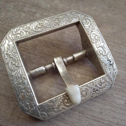 Пряжка 38 мм стальная декоративная арт. G67   PD 38S G67 - фото товара фото 4