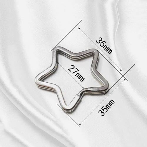 Кольцо плоское фигурное для ключей фото 6