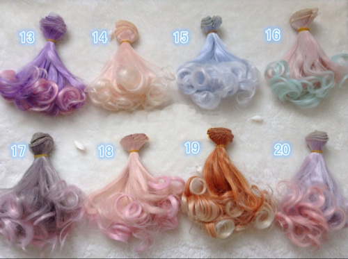 Трессы для кукол 15 см Кудри фото 4