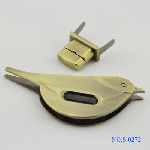 Застежка декоративная для сумки Птичка S-0272 фото 3 Застежка декоративная для сумки Птичка S-0272 фото 3