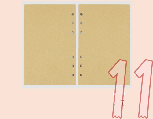 Блок бумажный А6, 48 листов для ежедневников фото 3