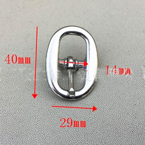 Пряжка 14-34 мм стальная с перекладиной W056 фото 14