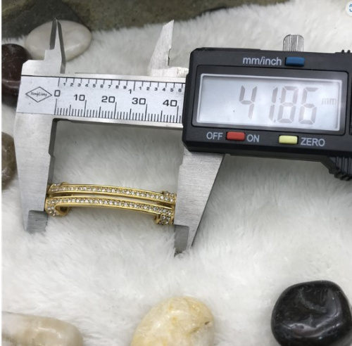 Бусина 8х4 для браслетов Стразы Сталь фото 3