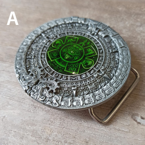 Пряжка для ремня декоративная Ацтекский календарь фото 4