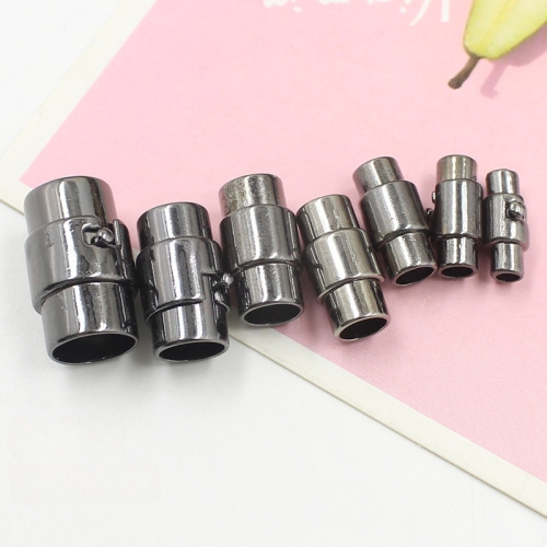 Застежка 3-10 мм для браслета поворотная Черно-серый Застежка 3-10 мм для браслета поворотная Черно-серый