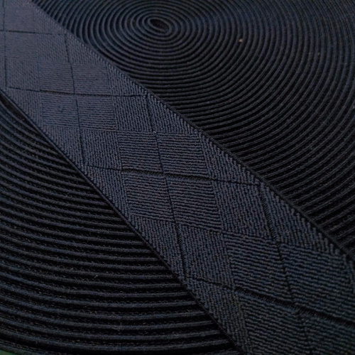 Резинка для подтяжек 35 мм Синяя Ромб  PP SJ3002 - фото товара фото 3