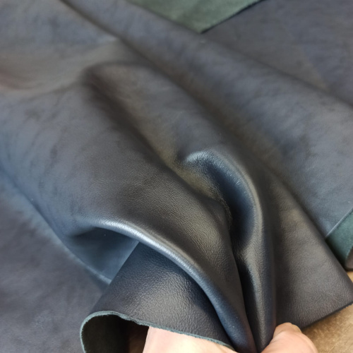 Кожа Парус Темно-синий 1,3-1,5 мм фото 4