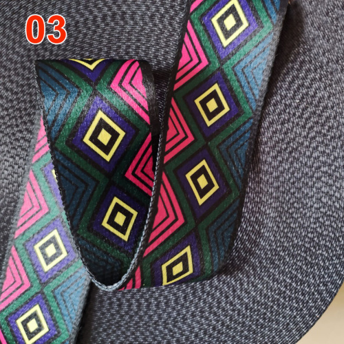 Лента ременная стропа 50 мм Ромбы п/э фото 2