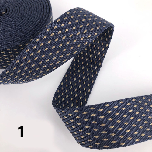 Лента ременная 38 мм/2 мм Крапинка пэ фото 3