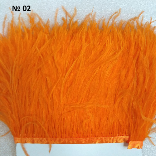 Перья страуса на ленте фото 13