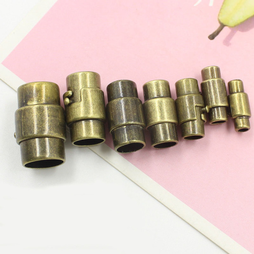 Застежка 3-10 мм для браслета поворотная Темная латунь Застежка 3-10 мм для браслета поворотная Темная латунь