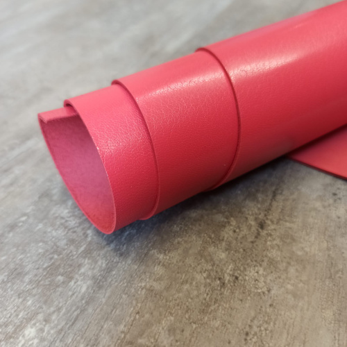 Кожа козы (шевро) 1,0 мм Коралловый Италия фото 3