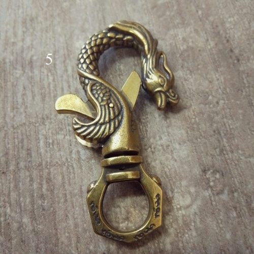 Карабин латунь Дракон фото 5