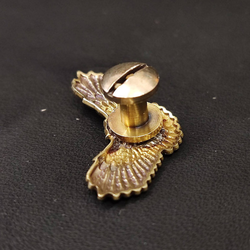 Кончо для кожаных изделий 27 мм Сова атакует Латунь | Галерея фото | Pava.pro фото 2 Кончо для кожаных изделий 27 мм Сова атакует Латунь KR 0616 - фото товара фото 2