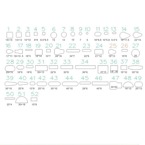 Пробойники для чехлов набор фото 7 Пробойники для чехлов набор фото 7