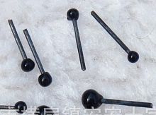 Глазки-гвоздики черные круглые 2-4 мм 10 шт.