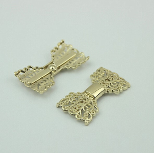 Зажим декоративный Бантик ажурный фото 2