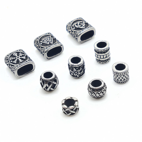 Бусины для плоских и круглых браслетов Черненная Сталь Бусины для плоских и круглых браслетов Черненная Сталь