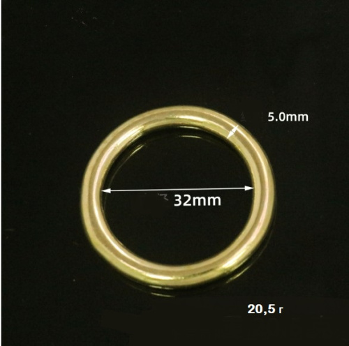 Кольцо 7-51 мм латунь литое фото 18