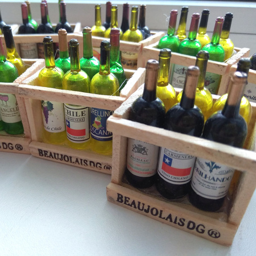 Ящик вина для кукол фото 8