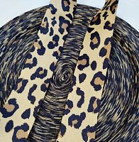 Лента ременная стропа 38 мм орнамент Ягуар п/э  - купить для кожевенного хобби